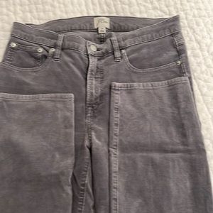 J Crew, gray cords, size 29, 9” vintage straight